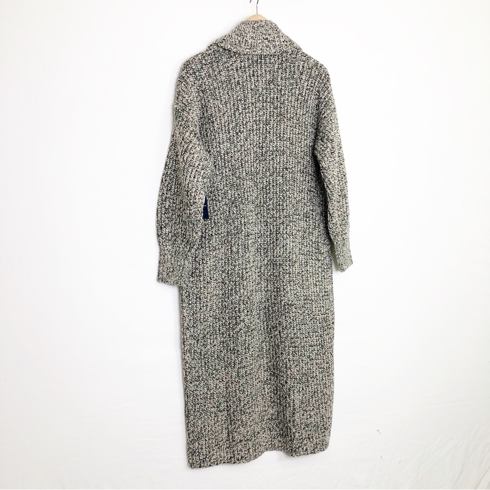 Lucky Brand Black and Cream Marled Knit Cardigan - Picture 5 of 14